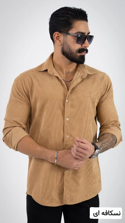 پیراهن مخملی مردانه پاک تن_کد4633