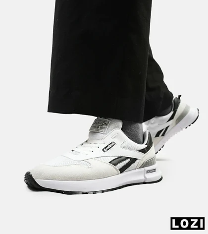 کفش کتانی سفید طوسی REEBOK Unphased Pro مدل 4615