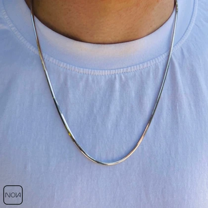 گردنبند نقره مردانه ماری کد 0251244