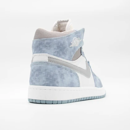 کتانی جردن 1 ساق‌دار آبی طوسی کد 6624