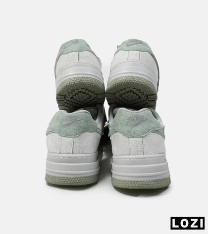 کفش کتانی بزرگ پا طوسی سبز NIKE AIR FORCE مدل 4423