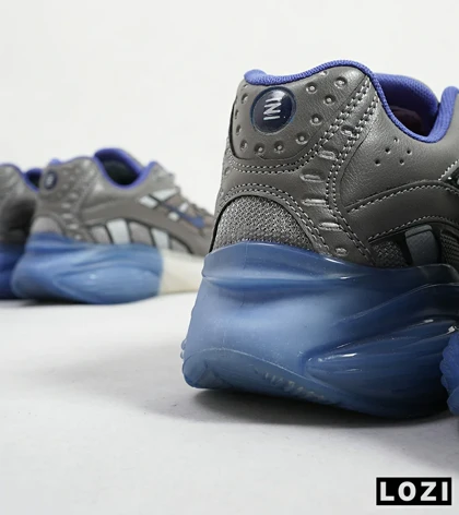 کفش کتانی مردانه طوسی آبی Nike VaporMax