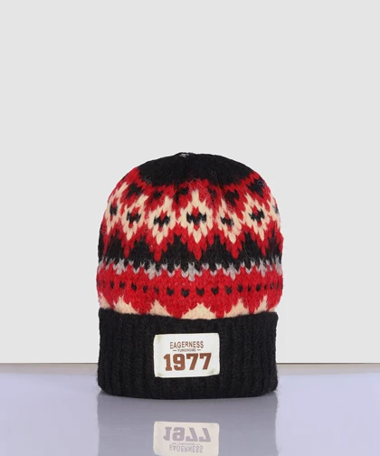 کلاه پشمی زمستانه طرحدار 1977