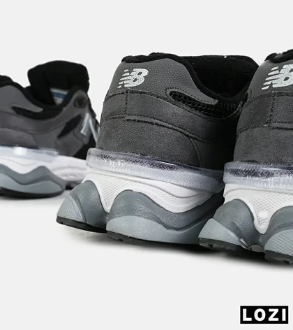 کفش کتانی مردانه و زنانه مشکی طوسی NEW BALANCE 9060