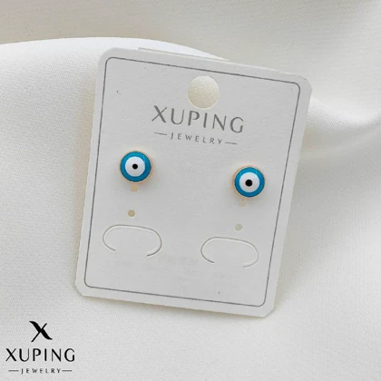 گوشواره ژوپینگ طرح چشم نظر مینیمال