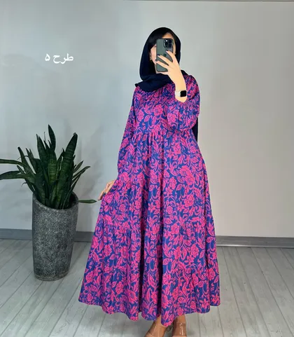 پیراهن طرحدار مزونی 60