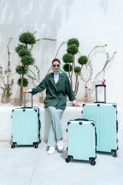 ست چمدان مدل Rose Merry RL-318-3S_Blue