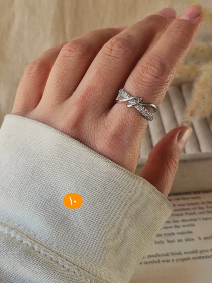 انگشتر جواهری فری سایز 15 مدل