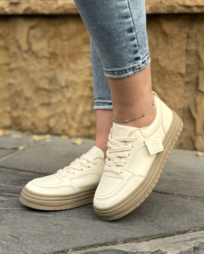 کتانی زنانه ونس فشیون وایتی آلما