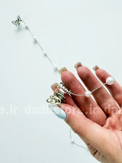 ریسه مو مرواریدی پروانه