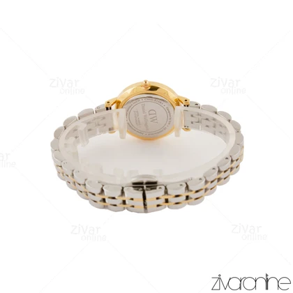 ساعت دنیل ولینگتون زنانه دورنگ طلایی نقره ای صفحه طلایی 105454