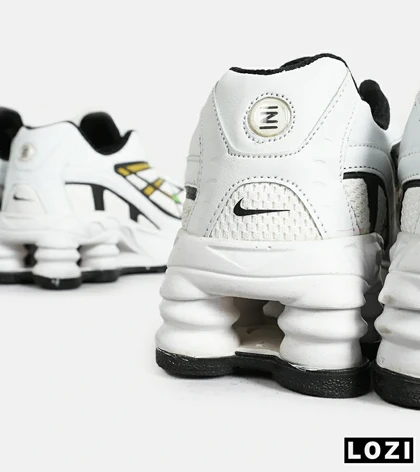 کفش کتانی مردانه سفید سبز نایک NIKE x SUPREME shox ride 2 مدل 7057