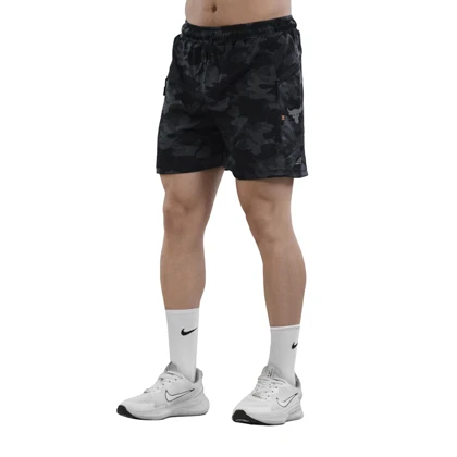 شلوارک ورزشی مردانه آندر آرمور مدل DKS-5B154 چریکی طوسی