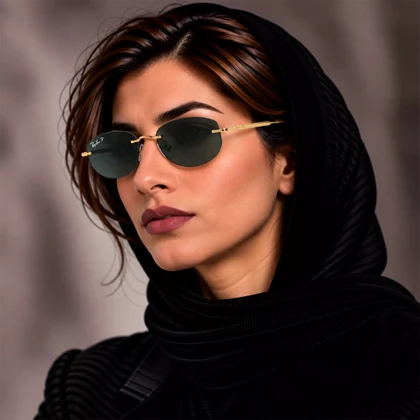 عینک آفتابی ری بن فلزی بدون فریم اورجینال کد RB3792P