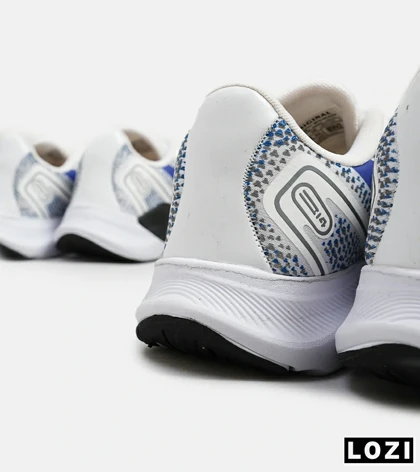 کفش کتانی مردانه سفید آبی MIZUNO wave rider 24