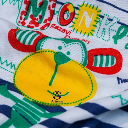 ست پنج تیکه نوزادی مدل میمون mop 2