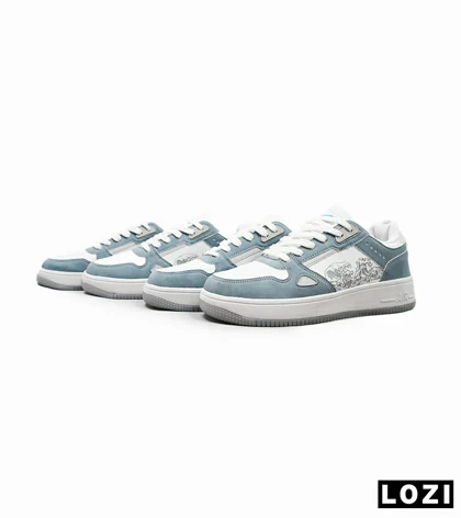 کفش کتانی مردانه سفید آبی NIKE AirForce Draw