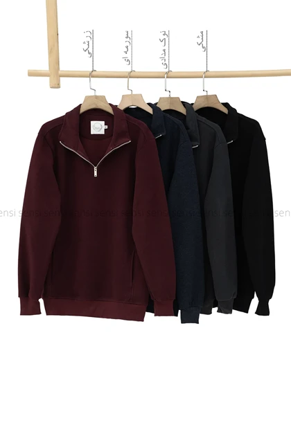 دورس نیم زیپ مردانه سلانیک کد20000021