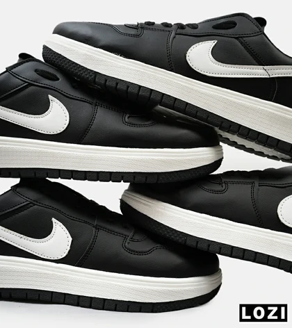 کفش کتانی مردانه مشکی سفید نایک NIKE SB