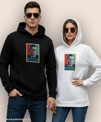 هودی مردانه و زنانه طرح روانی آمریکایی شخصیت پاتریک بیتمن کد 936