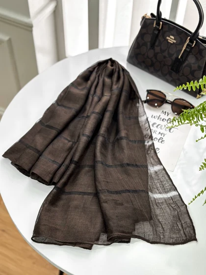 شال ویسکوز موکا