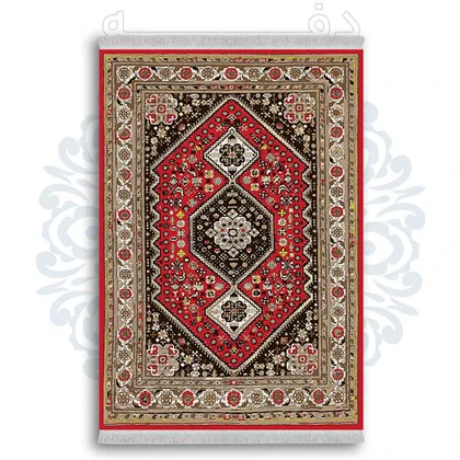 فرشینه از جنس پارچه هازان مخمل ترک طرح سنتی و مدرن برند دفه کد DDSS191