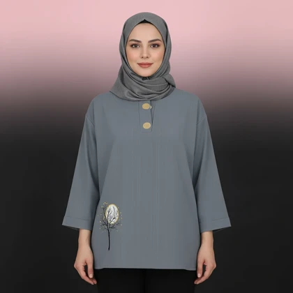 تونیک آستین سه ربع زنانه
