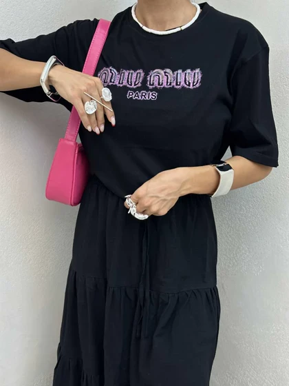 تیشرت نیم‌تنه MIU MIU