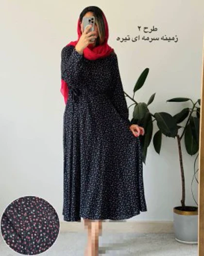 پیراهن ساحلی گل دخت 2