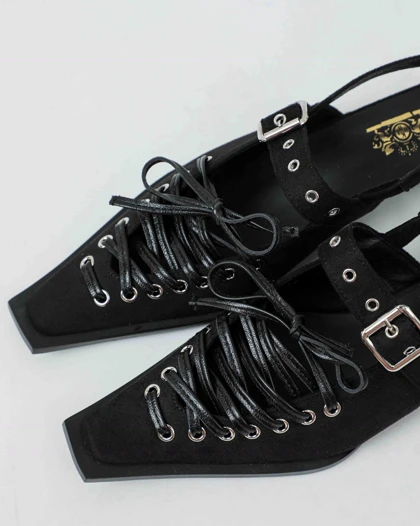 865_2 - کفش رویه بندی پشت‌باز 865_2