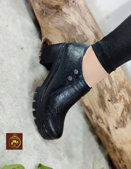 کفش طبی مجلسی و اداری زنان مدل دیفن چرمی