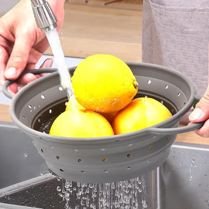 آبکش سیلیکونی تاشو