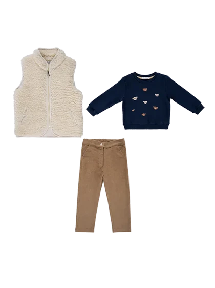 ست سه تیکه دخترانه جاستیفای Justify کد 25530