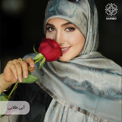 روسری ژاکارد رونا گل رز -140