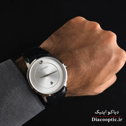 ساعت مچی مردانه موتور ژاپن برند سیتیزن مدل Do1279 چرمی