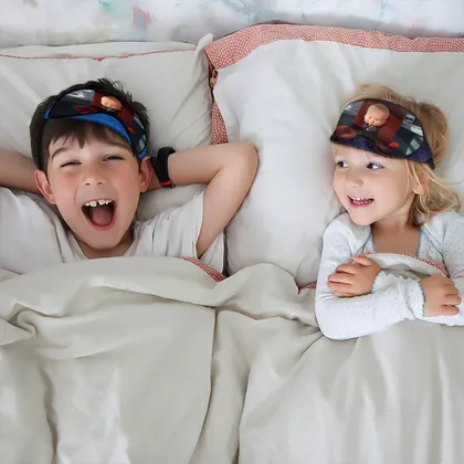 چشم بند بچگانه کاوا ماسک مدل بچه رئیس کد4