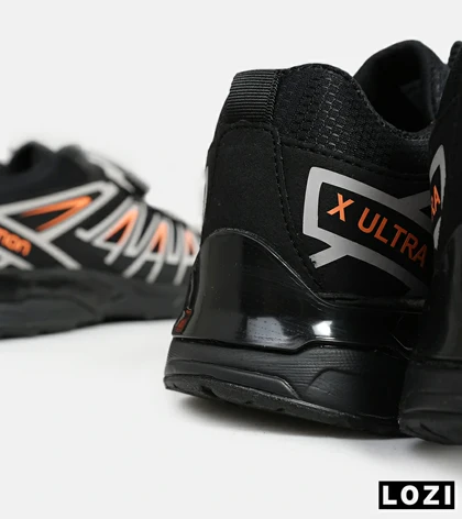 کفش کتانی بزرگ پا مشکی نارنجی Salomon X ULTRA
