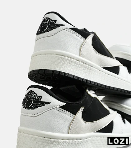 کفش کتانی مردانه سفید مشکی NIKE travis scott مدل 7030