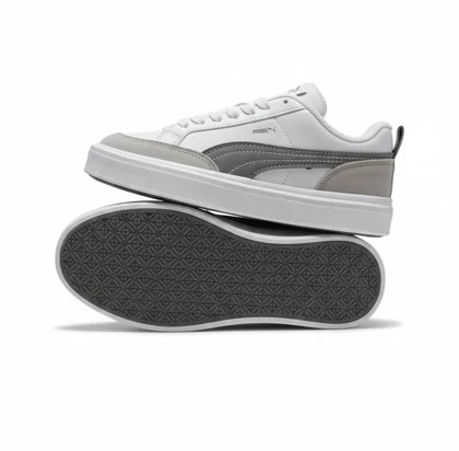 کفش کتانی پوما سفید طوسی کد 294970