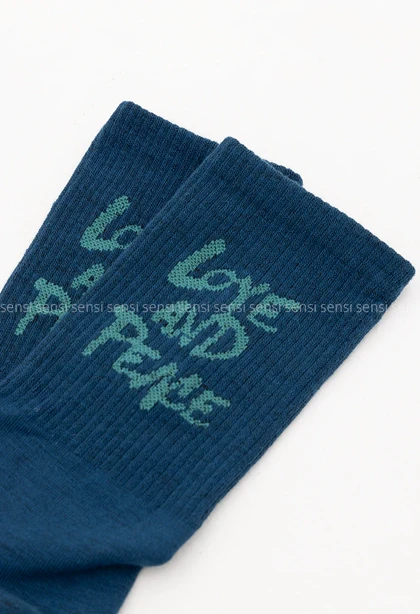 جوراب love ساق‌دار پنبه کد1005214