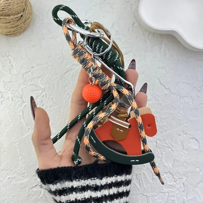 آویز کیف طرح چوبی اسب گهواره ای