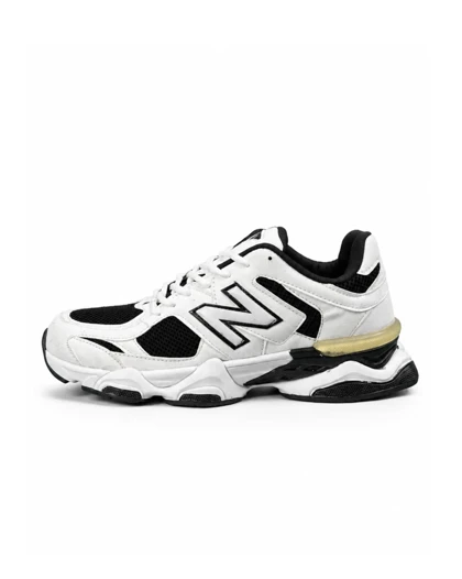 کفش کتانی بزرگ پا مدل نیوبالانس 9060 سفید مشکی New Balance 9060