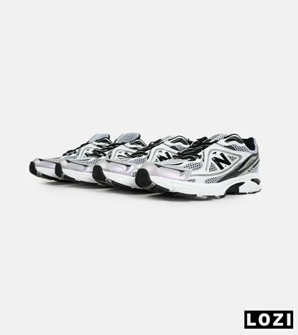 کفش کتانی مردانه و زنانه طوسی مشکی سفید NEW BALANCE 1064 V.2