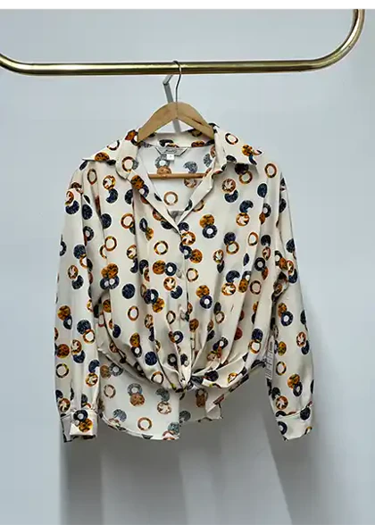 شومیز گره‌ای کد 4058