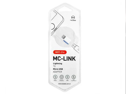 مبدل لایتنینگ به میکرو یو اس بی مک دودو Mcdodo MC-Link Lightning to MicroUSB OT-214