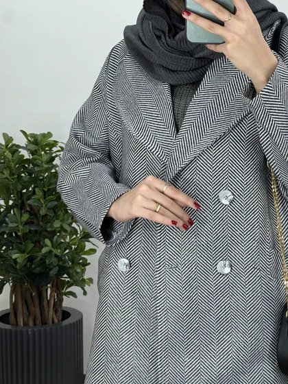 مانتو کتی دکمه دار هلن با ارسال رایگان