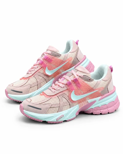 کفش کتانی زنانه مدل نایکی صورتی (بالاترین کیفیت ایران) NIKE V2K