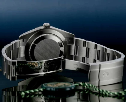 ساعت رولکس مردانه اویستر پرپچوال سرمه ای Rolex-4114-G