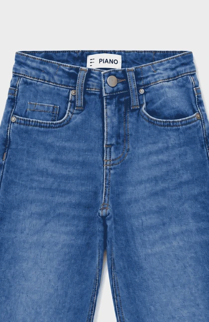 شلوار جین با جیب قلب