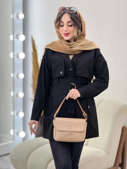 بارانی ژیله دار ساینا